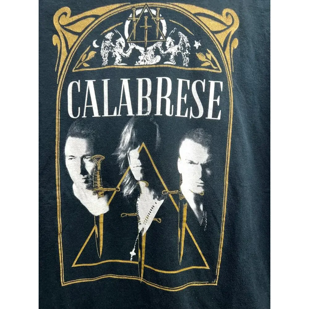 Vintage Calabrese Shirt Lust For Sacrilege Graphic Band Tour Music Tee Large - Picture 2 of 9